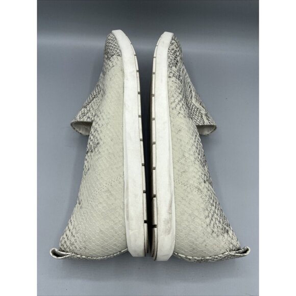 Franco Sarto Slip On Boston Snake Print  Square Toe Casual Comfort Shoes 10 - Picture 6 of 8